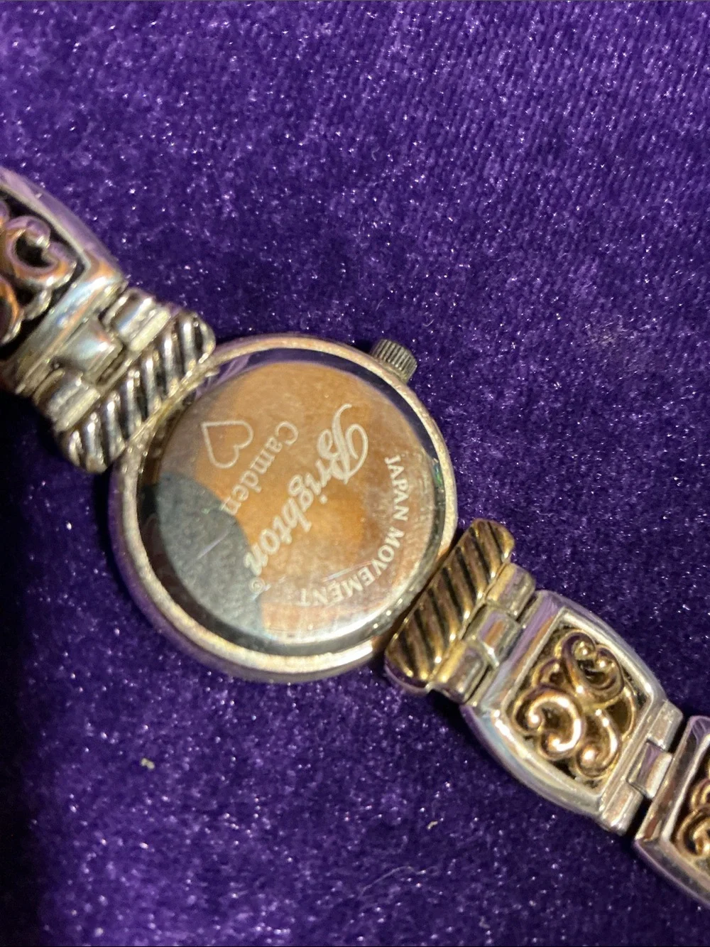 Brighton Camden Watch Two Tone Gold to Silver Reversible Strap